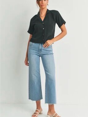 JBD - Slim Wide Leg Pant - Medium Denim